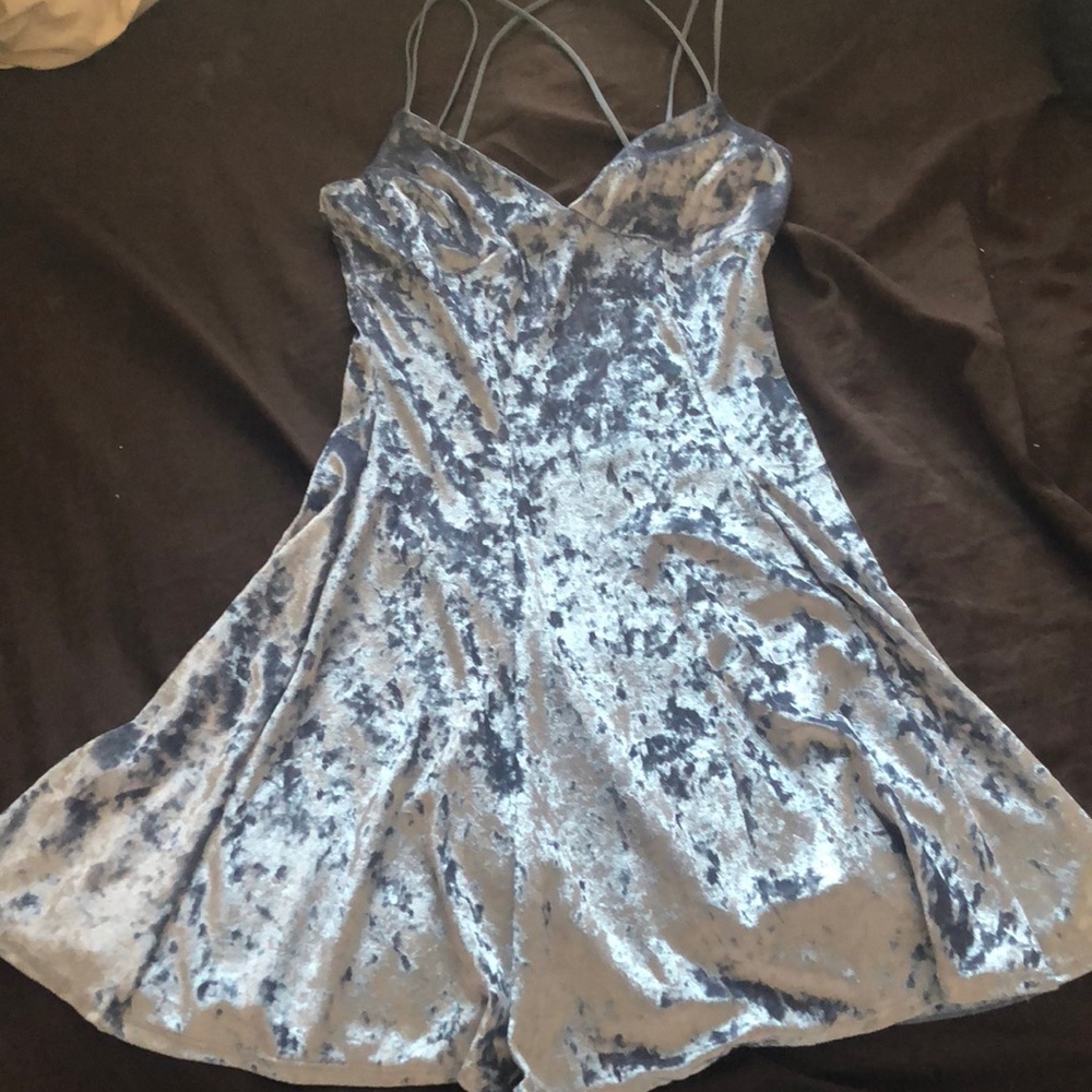 Velvet Cinderella blue dress